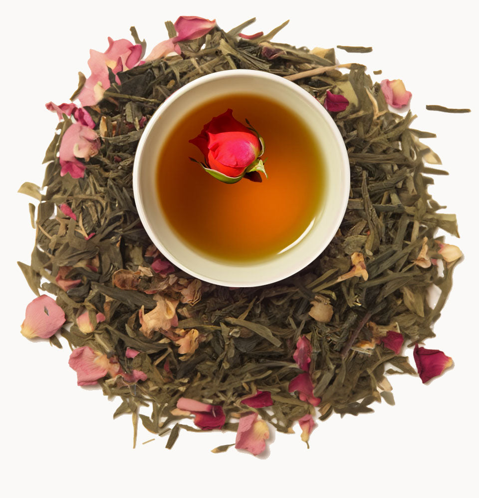 Cherry Rose Green Tea